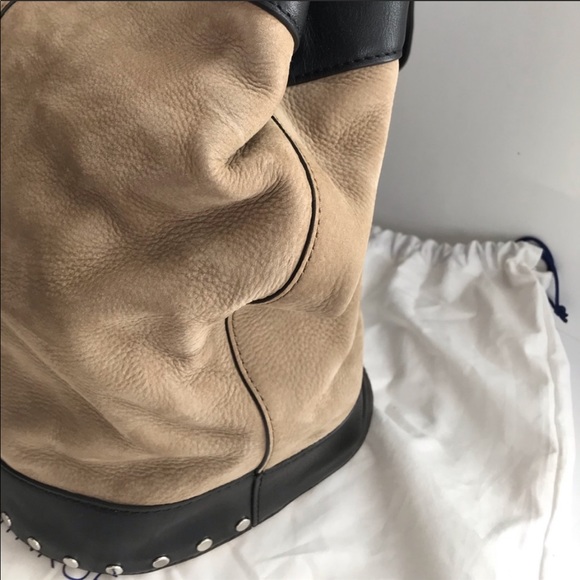 Rebecca Minkoff Suede and leather handbag - Picture 10 of 12